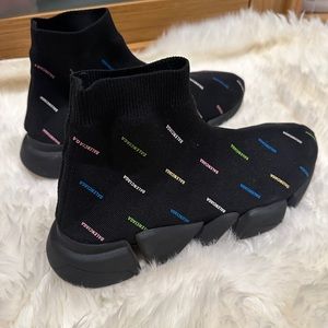 Balenciaga Speed with Multicolor Print